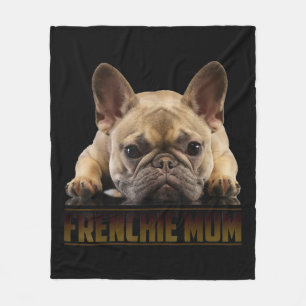 Frenchie Mama T Women French Bulldog Gift Dog Mum Fleece Blanket