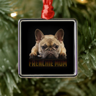 Frenchie Mama T Women French Bulldog Gift Dog Mum Metal Ornament