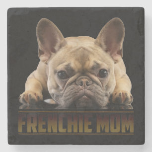 Frenchie Mama T Women French Bulldog Gift Dog Mum Stone Coaster