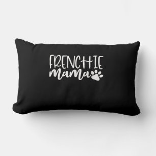 frenchie mama   women french bulldog gift lumbar cushion