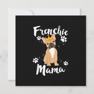 Frenchie Mama Women Mor Mum Dog Lover Gift Holiday Card