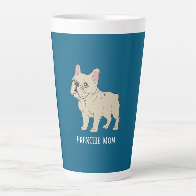 Frenchie Mom Latte Mug (Front)