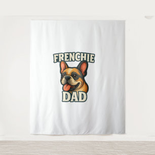 Frenchie Mum Adorable French Bulldog Portrait Tapestry