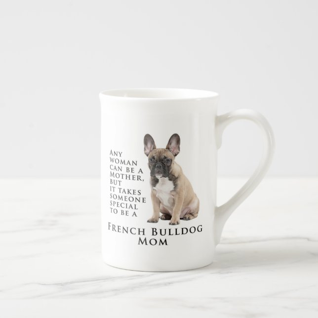 Frenchie Mum Bone China Mug (Right)