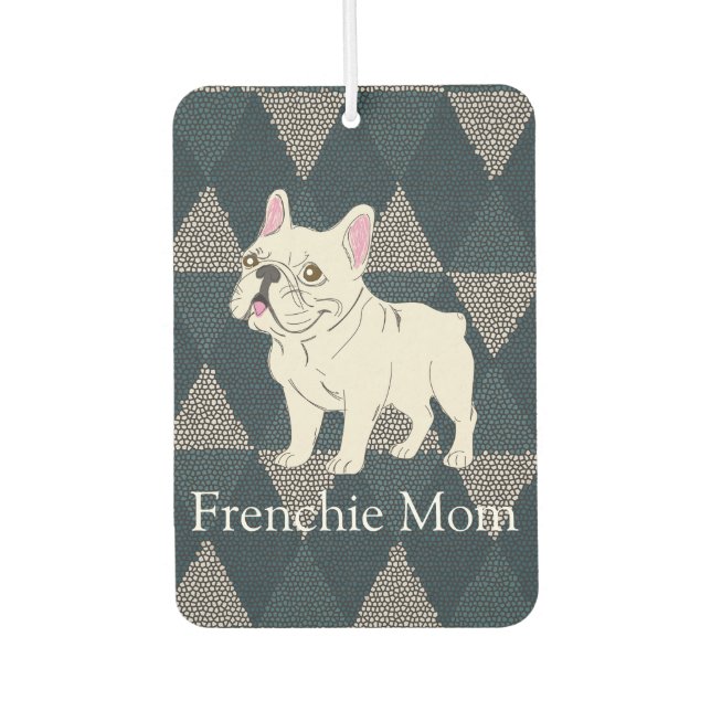Frenchie Mum Car Air Freshener (Front)