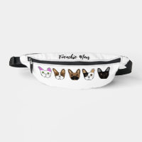 Frenchie Mum Cartoon French Bulldog Face 