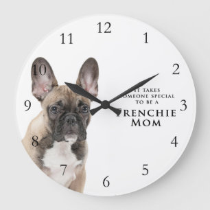 Frenchie Mum Clock