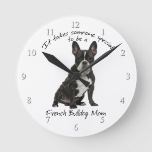 Frenchie Mum Clock