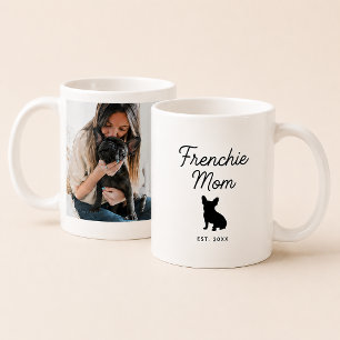 Frenchie Mum   Custom Photo French Bulldog Dog Mum Coffee Mug