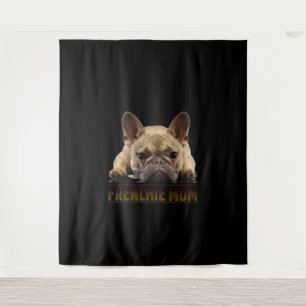 frenchie mum french bulldog mum gift tapestry