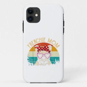 Frenchie Mum Lover Gift Vintage Retro Style iPhone 11 Case