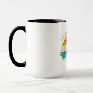 Frenchie Mum Lover Gift Vintage Retro Style Mug