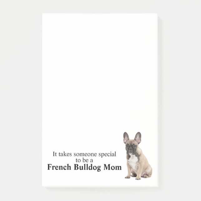Frenchie Mum Post-It Notes (Front)