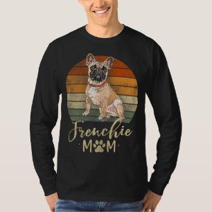 Frenchie Mum Retro French Bulldog Lover Gifts Dog T-Shirt
