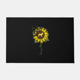 Frenchie Mum Sunflower French Bulldog Lover Gift Doormat