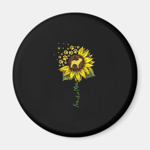 Frenchie Mum Sunflower French Bulldog Lover Gift Magnet
