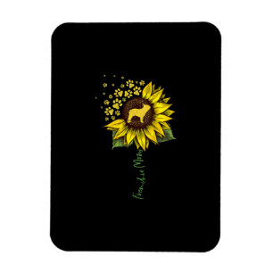 Frenchie Mum Sunflower French Bulldog Lover Gift Magnet