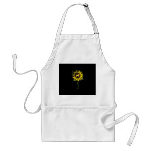 Frenchie Mum Sunflower French Bulldog Lover Gift Standard Apron