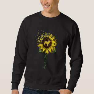 Frenchie Mum Sunflower French Bulldog Lover Gift Sweatshirt