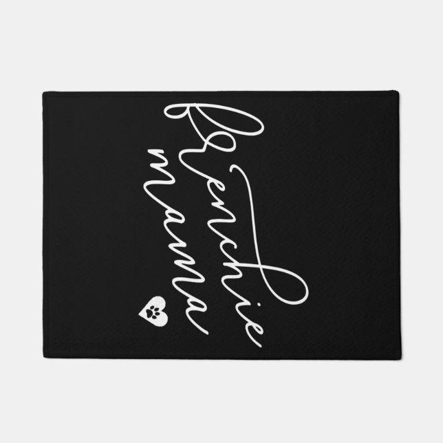 Frenchie Mum Sweat Womens French Bulldog Apparel Doormat (Front)