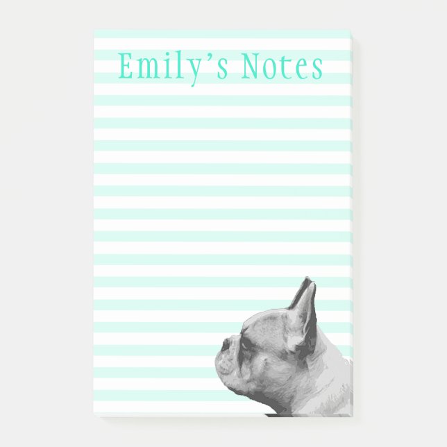 Frenchie | Personalised Post-it Notes (Front)