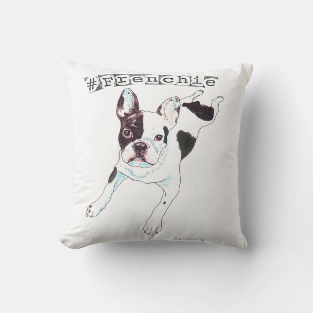 Frenchie Pillow (Front)