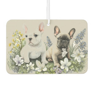 Frenchie Puppies Car Air Freshener