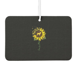 Frenchie Sunflower Mum French Bulldog Lover Gift Car Air Freshener