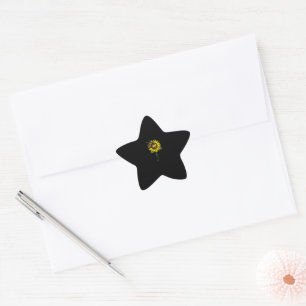 Frenchie Sunflower Mum French Bulldog Lover Gift Star Sticker