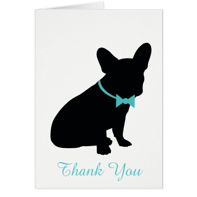 Frenchie Thank you Card (Front)