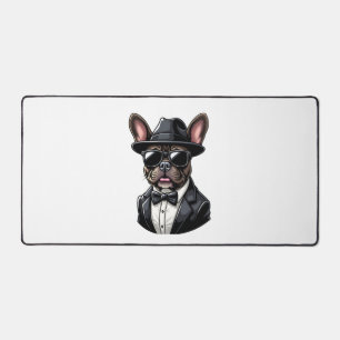 Frenchie The Gangster Desk Mat