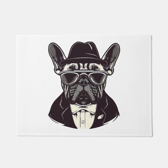 Frenchie The Gangster Doormat (Front)
