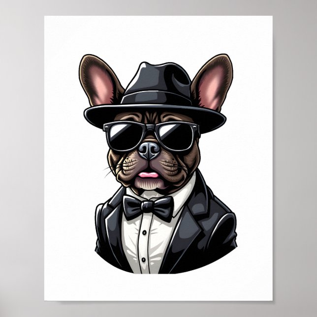Frenchie The Gangster Poster (Front)