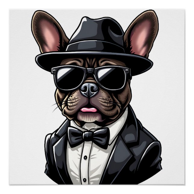 Frenchie The Gangster Poster (Front)