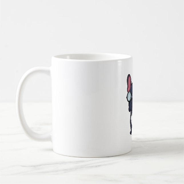 Frenchie The Gentlemen  Coffee Mug (Left)