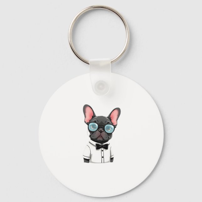 Frenchie The Gentlemen Copy (1) Key Ring (Front)