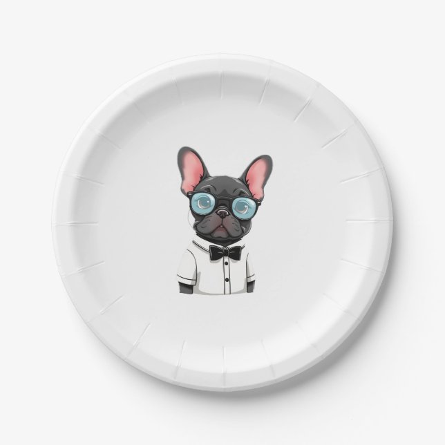 Frenchie The Gentlemen Copy (1) Paper Plate (Front)