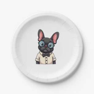 Frenchie The Gentlemen Copy (3) Paper Plate