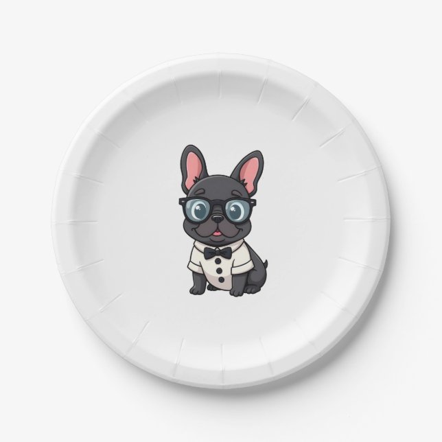 Frenchie The Gentlemen Copy (4) Paper Plate (Front)