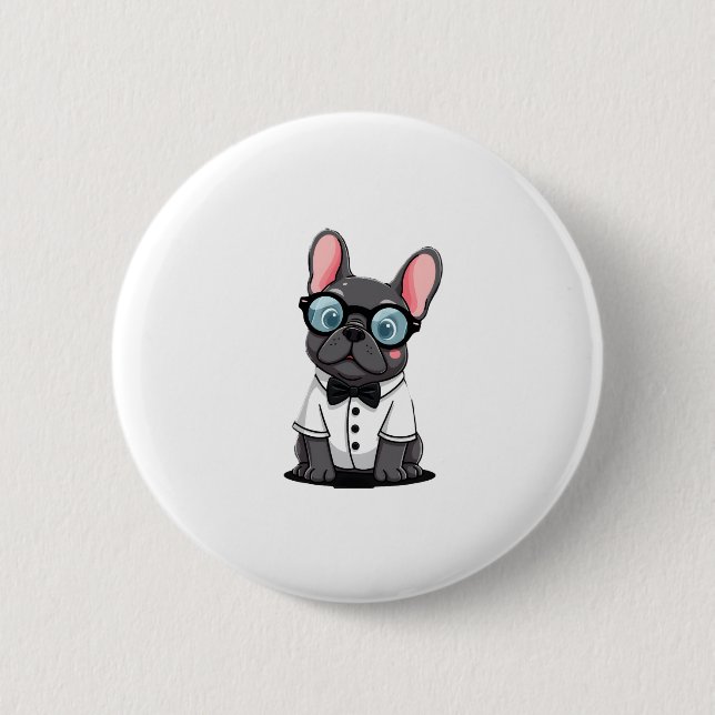Frenchie The Gentlemen Copy (5) 6 Cm Round Badge (Front)