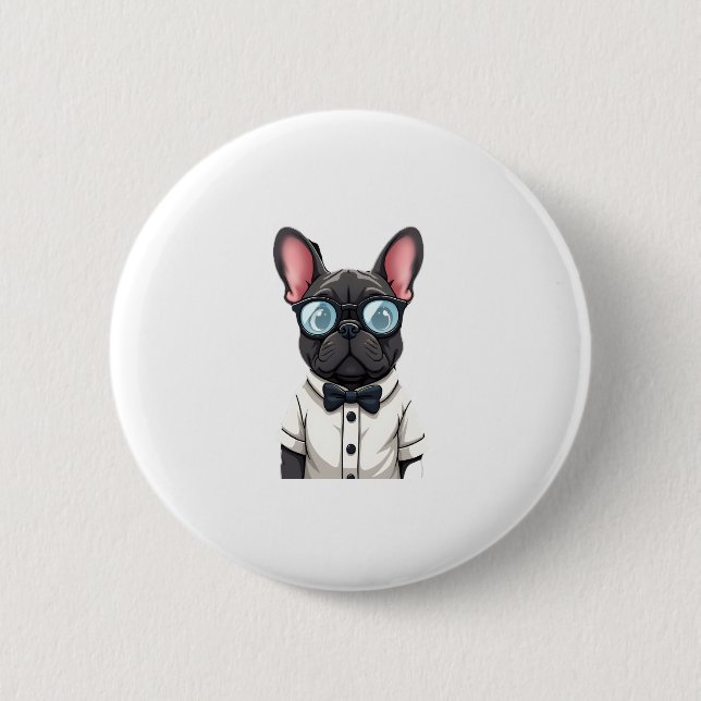 Frenchie The Gentlemen Copy (6) 6 Cm Round Badge (Front)