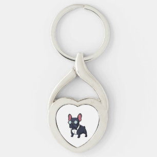 Frenchie The Gentlemen  Key Ring