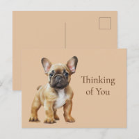 Frenchie thinking of you
