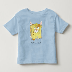Frenchie Toast French Bulldog Kid's Toddler TShirt