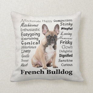 Frenchie Traits Pillow