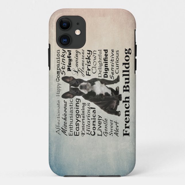 Frenchie Traits Smartphone Case (Back)
