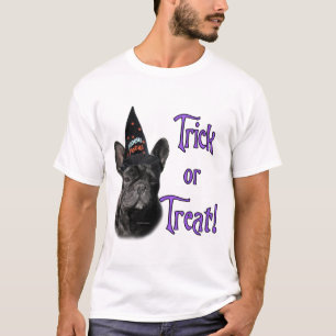 Frenchie Trick or Treat t-shirt