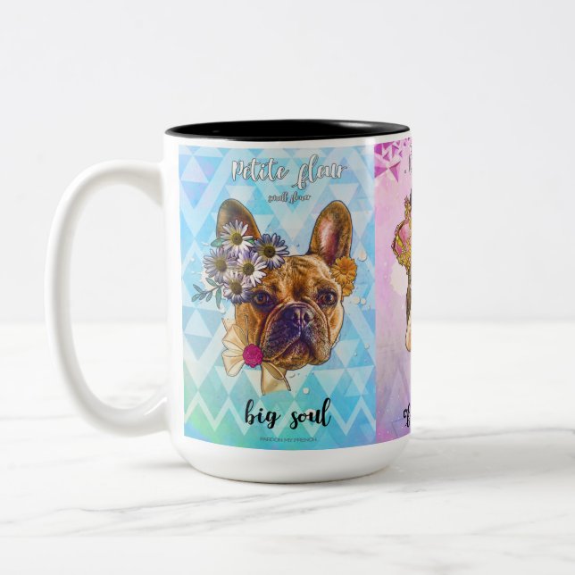 Frenchie Trio Mug (Left)