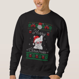 Frenchie Ugly Christmas Sweater  French Bulldog