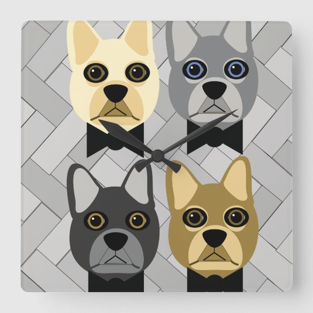 Frenchie Wall Clock (Front)